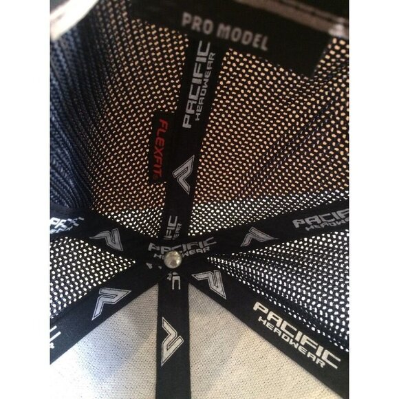 D & C Trucking Blue Mesh Truckers Hat Stretch Fitted S-M 6 7/8-7 3/8 Embroidered - Picture 6 of 9